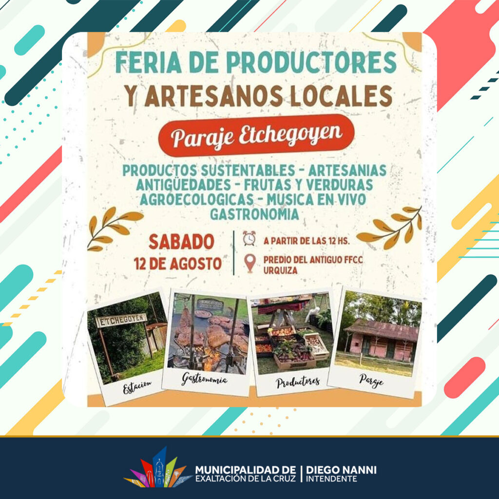 Feria De Productores Y Artesanos Locales Cultura Municipalidad De Exaltación De La Cruz 5395